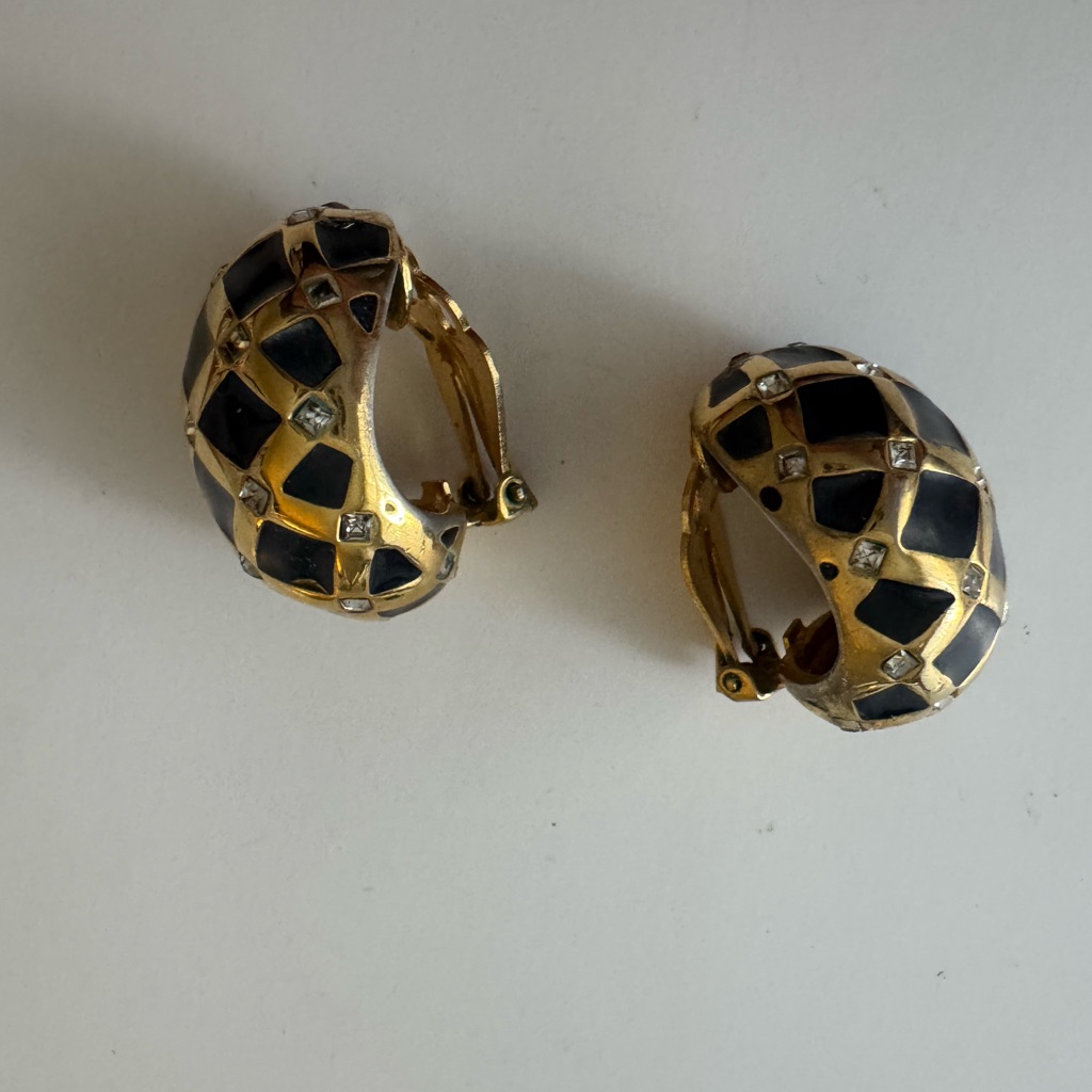 St. John Vintage Clips Earingsgs